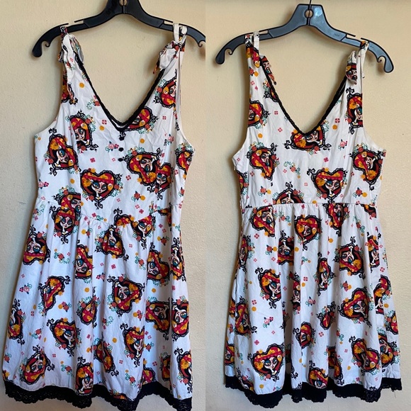 Hot Topic Book of Life La Muerte Dress - Picture 2 of 6
